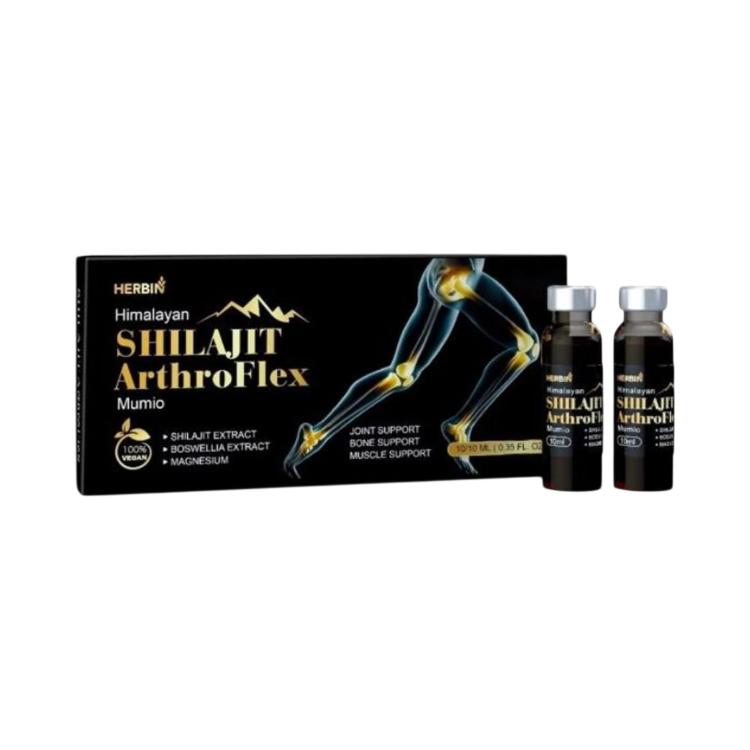 Obrázok z Himalájske MUMIO (Shilajit) doplnok stravy ArthroFLEX - 10ks x10 ml - Herbin