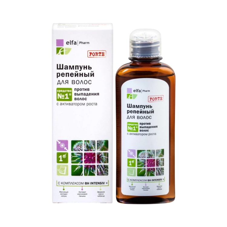 Obrázok z Lopúchový šampón na vlasy proti vypadávaniu - 200 ml - Elfa Pharm