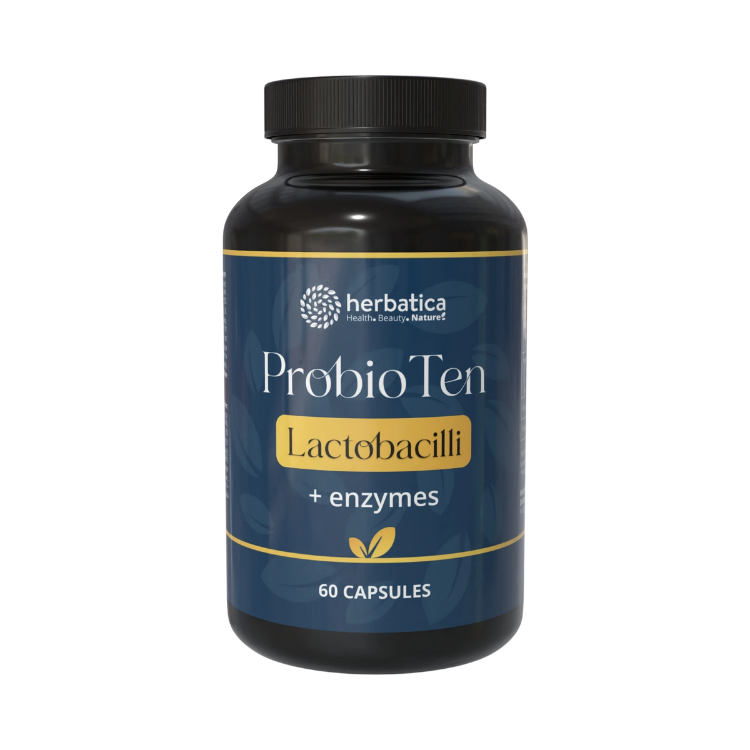 Obrázok z ProBio Laktobacily 10 & Enzýmy - 60 kapsúl - Herbatica