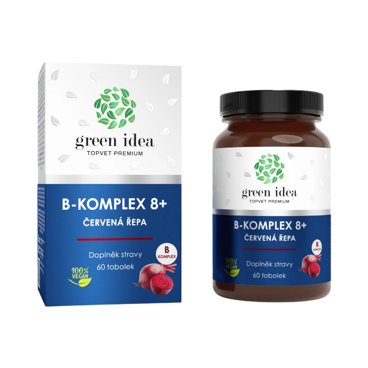 Obrázok z B-komplex 8+ červená repa - 60 kapsúl - Green idea