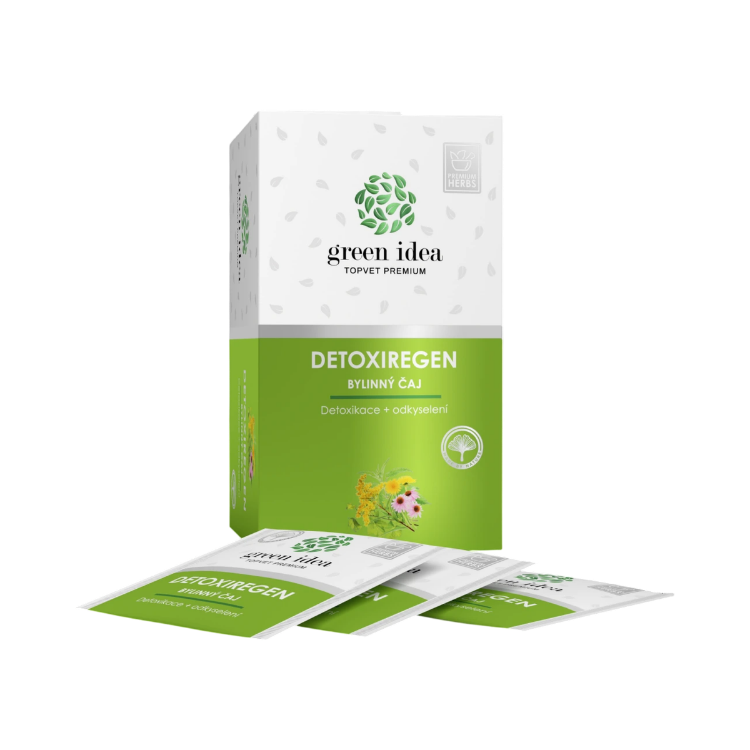 Obrázok z Herbex Detoxiregen – bylinný čaj – 20 vrecúšok – Green idea
