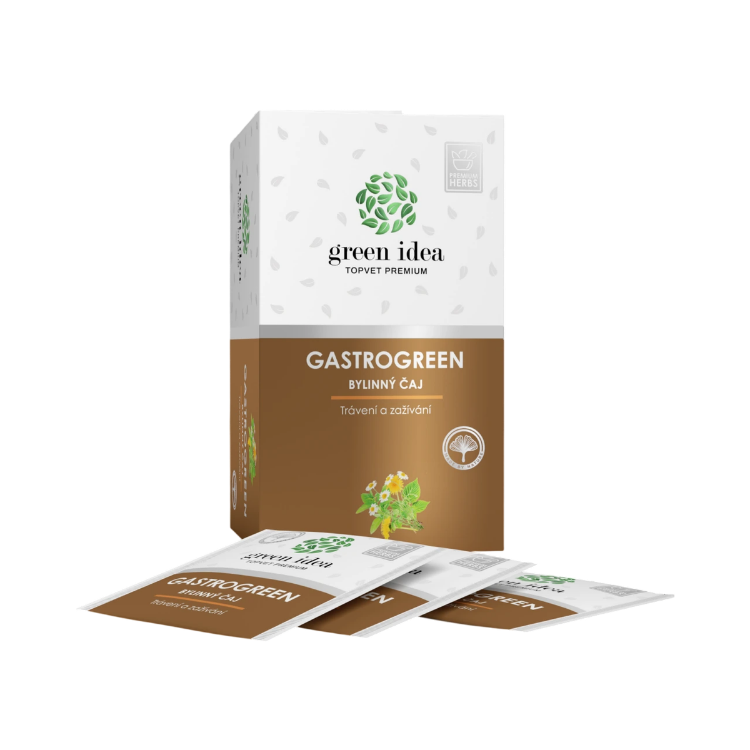 Obrázok z Herbex Gastrogreen – bylinný čaj – 20 vrecúšok – Green idea