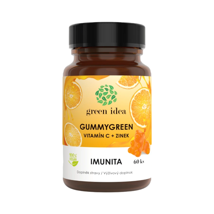 Obrázok z Gummygreen - Vitamín C + zinok 60 ks - Green idea