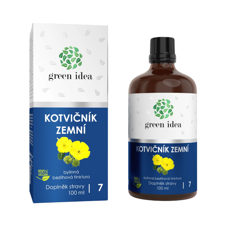 Obrázok z Kotvičník zemný - bezliehová tinktúra 100 ml - Green idea