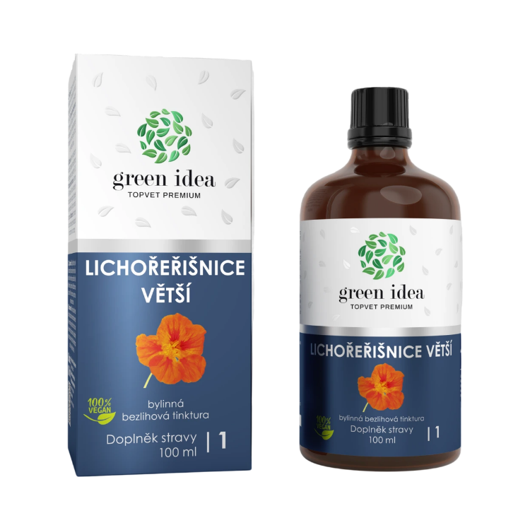 Obrázok z Kapucínka - bezliehová tinktúra 100 ml - Green idea