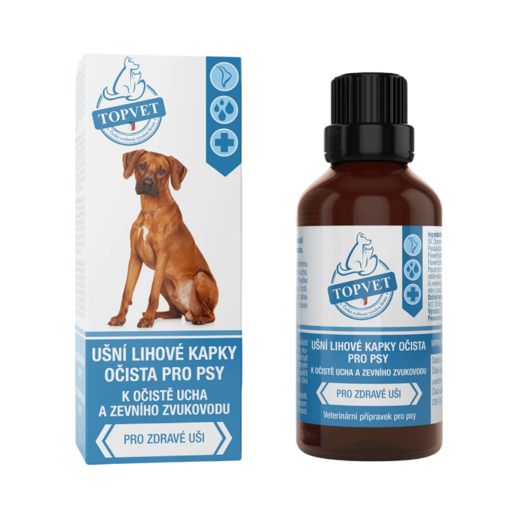Obrázok z Ušné liehové kvapky - očista pre psov 50 ml - Green idea