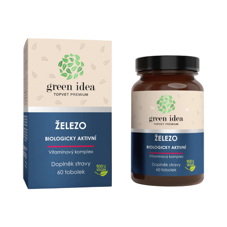 Obrázok z Železo - vitamínový komplex - 60 kapsúl - Green idea