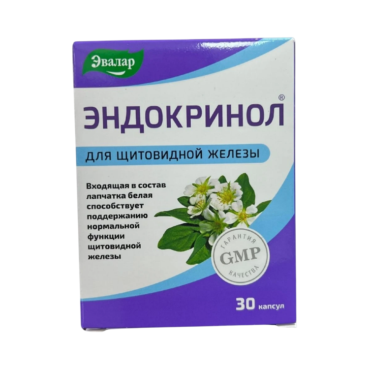 Obrázok z Endokrinol výživový doplnok - 30 tabliet - Evalar