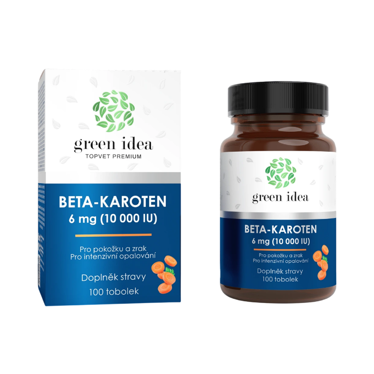 Obrázok z Beta-karotén – 100 kapsúl – Green idea