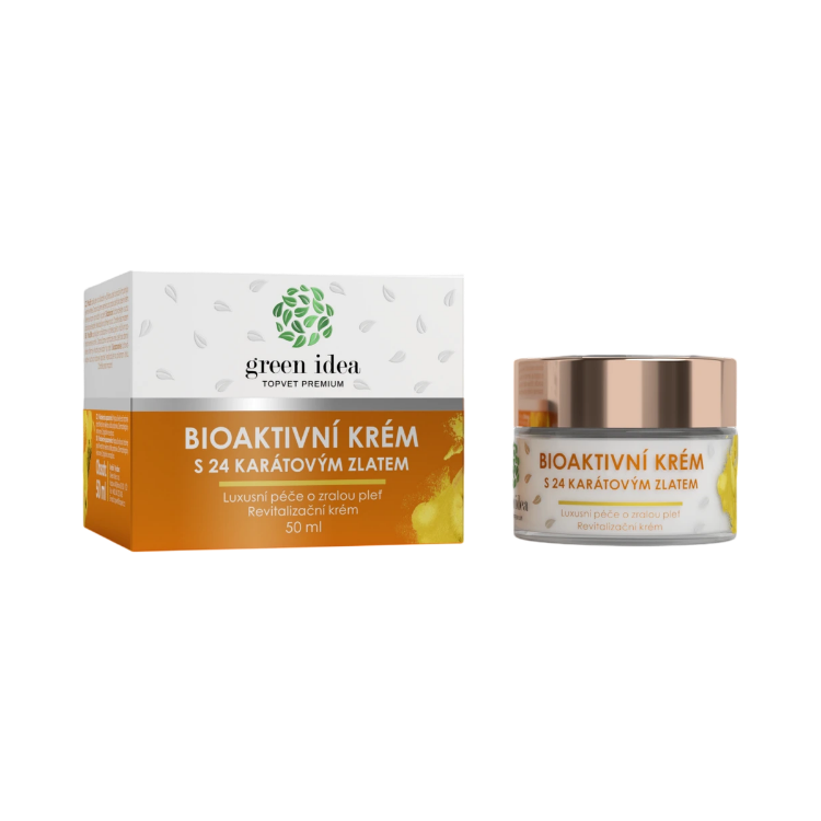 Obrázok z Bioaktívny krém s 24-karátovým zlatom – 50 ml – Green idea