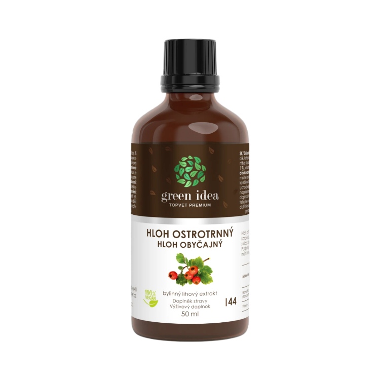 Obrázok z Hloh ostrotrnný – tinktúra – kvapky 50 ml – Green idea
