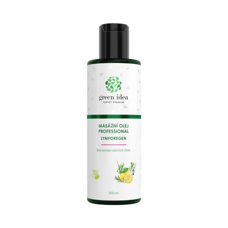 Obrázok z Lymforegen - masážny olej 200 ml - Green idea