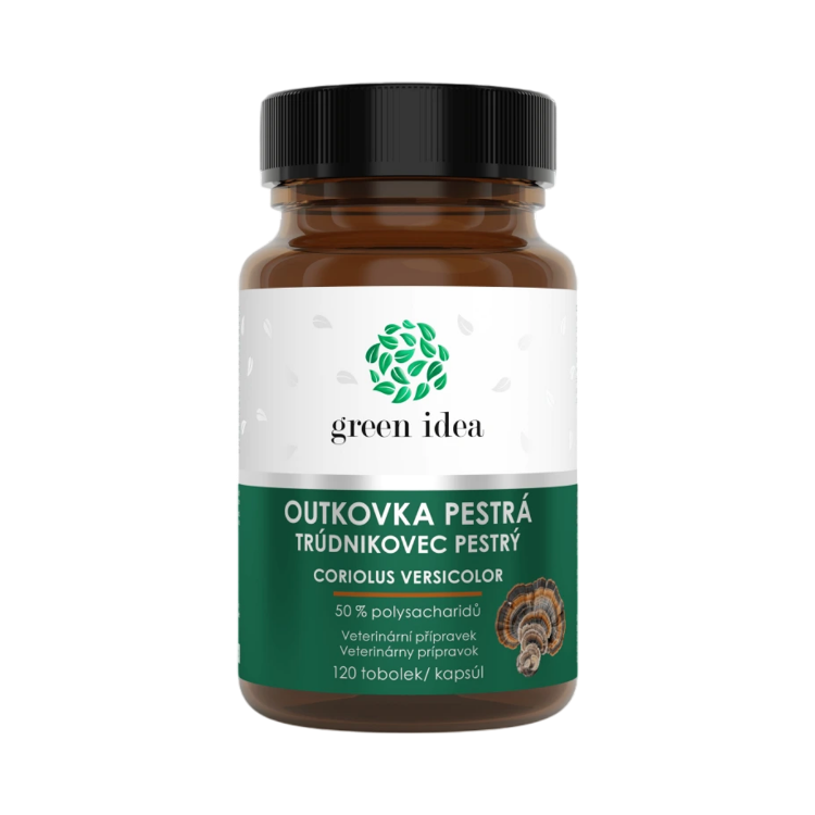 Obrázok z Trúdnikovec pestrý Coriolus - 120 kapsúl - Green idea