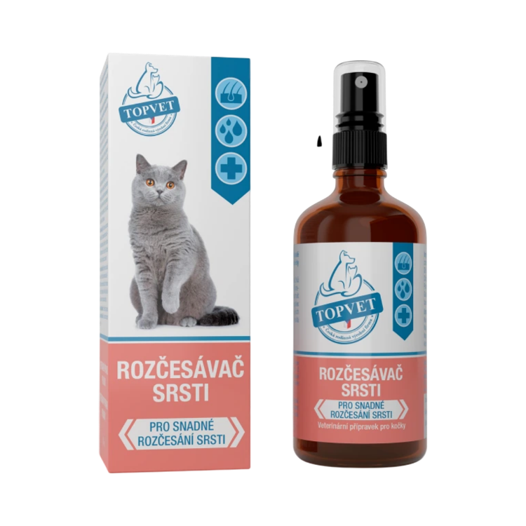 Obrázok z Rozčesávač srsti pre mačky 100 ml - Green idea