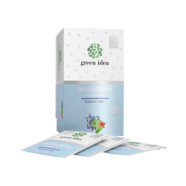 Obrázok z Herbex Salviagreen – bylinný čaj – 20 vrecúšok – Green idea
