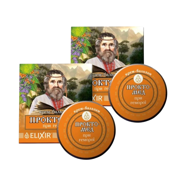 Obrázok z Zvýhodnený set: 2x Krémový balzam „Proctomed“ na hemoroidy - 10 ml - Elixir