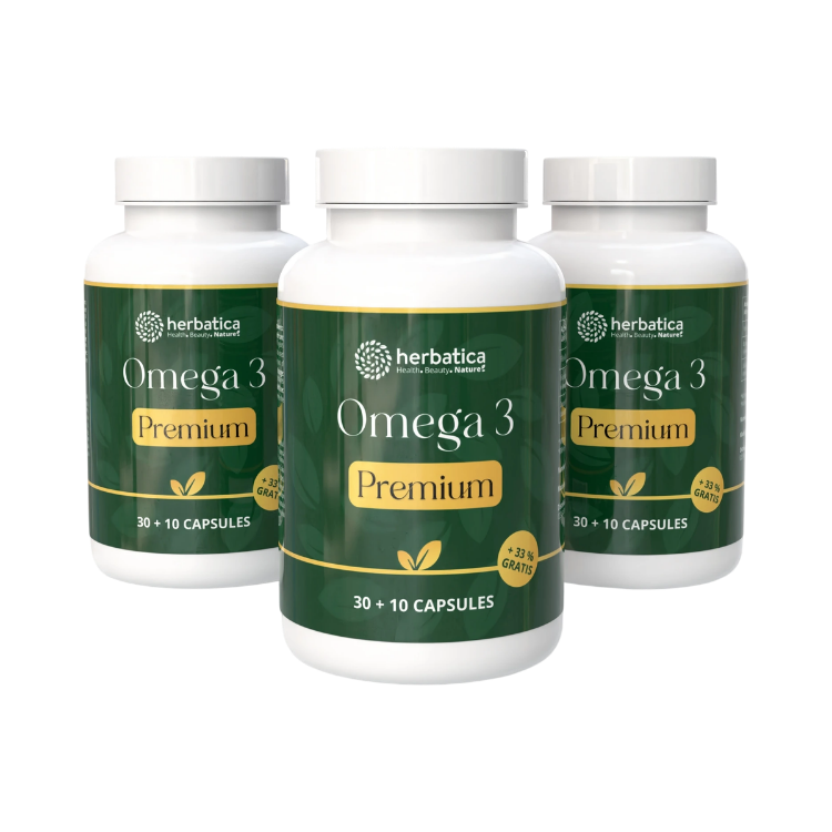 Obrázok z Zvýhodnený set: 3x Omega 3 Premium - 40 kapsúl - Herbatica