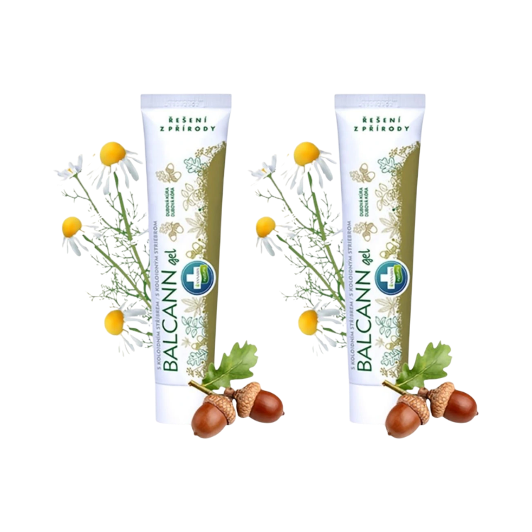 Obrázok z Zvýhodnený set: 2x BALCANN gél s dubovou kôrou na hemoroidy, praskliny - 75 ml - Annabis