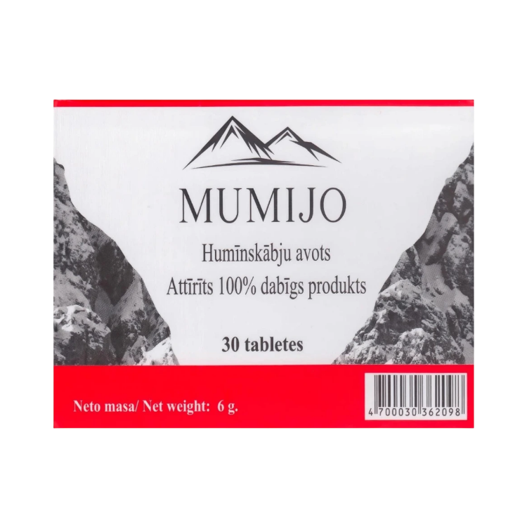 Obrázok z Altajské mumio Shilajit - 30 tabliet - BIOVIT LLC