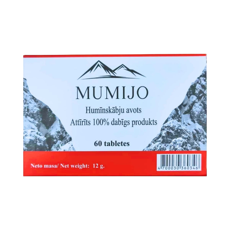 Obrázok z Altajské mumio Shilajit - 60 tabliet - BIOVIT LLC