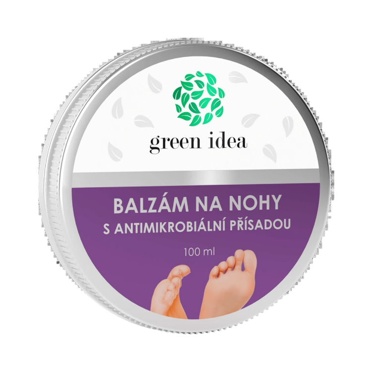 Obrázok z Balzam na nohy s antimikrobiálnou prísadou – 100 ml – Green idea