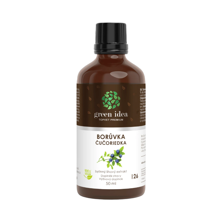 Obrázok z Čučoriedka – tinktúra – kvapky 50 ml – Green idea