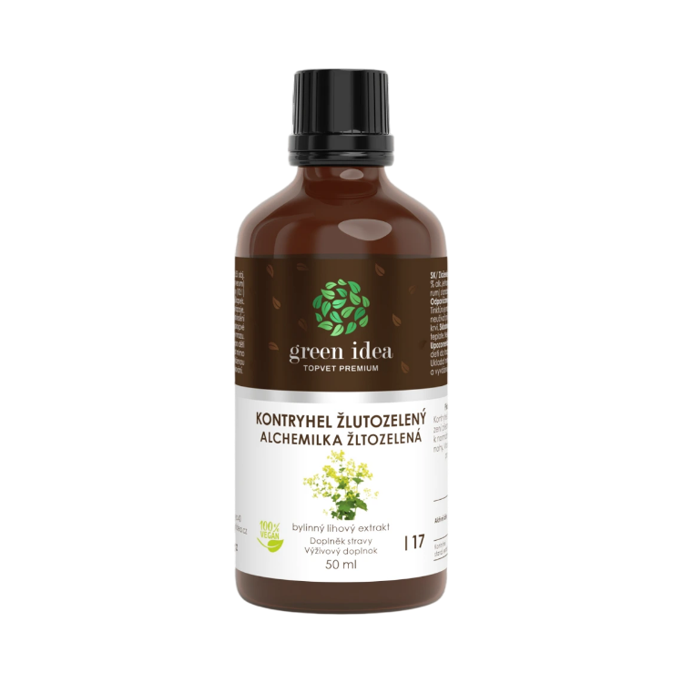 Obrázok z Alchemilka žltozelená – tinktúra – kvapky 50 ml – Green idea