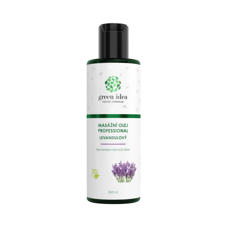 Obrázok z Levanduľový masážny olej 200 ml – Green idea