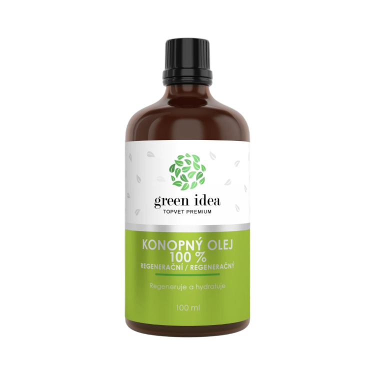 Obrázok z Regeneračný konopný olej 100 % – 100 ml – Green idea