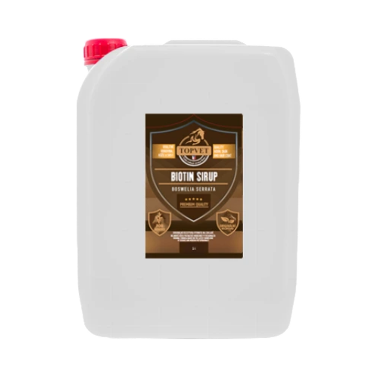 Obrázok z Sirup Biotin s bosweliou pre kone 5000 ml - Green idea