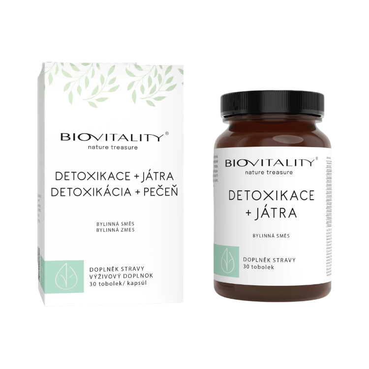Obrázok z Detoxikácia + pečeň – bylinné kapsuly 30 ks – Green idea