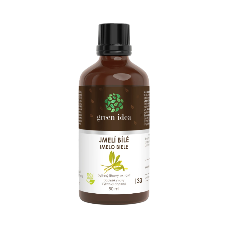 Obrázok z Biele imelo – tinktúra – kvapky 50 ml – Green idea