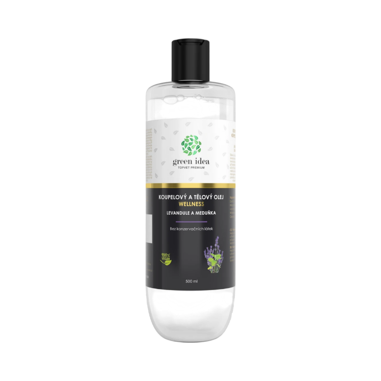 Obrázok z Levanduľa a medovka – kúpeľový a telový olej 500 ml – Green idea