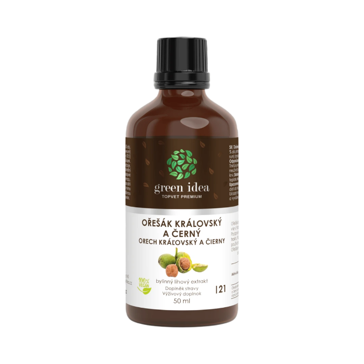 Obrázok z Orech kráľovský – tinktúra – kvapky 50 ml – Green idea