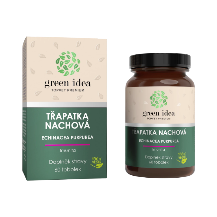 Obrázok z Echinacea – bylinný extrakt – 60 kapsúl – Green idea