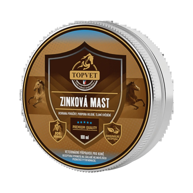Obrázok z Zinková masť pre kone – 100 ml – Green idea