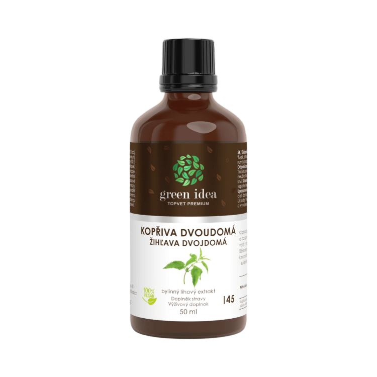 Obrázok z Žihľava dvojdomá – tinktúra – kvapky 50 ml – Green idea