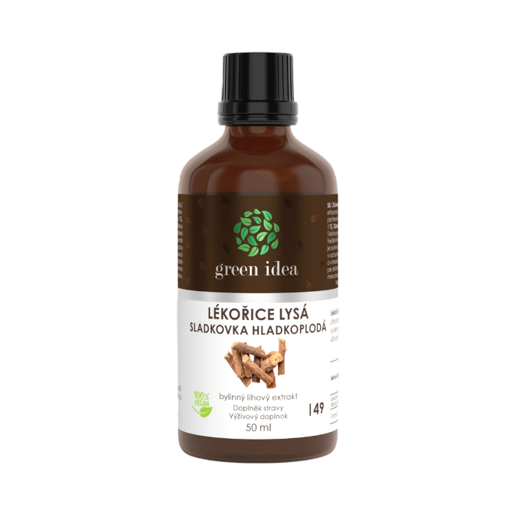 Obrázok z Sladké drievko – tinktúra – kvapky 50 ml – Green idea