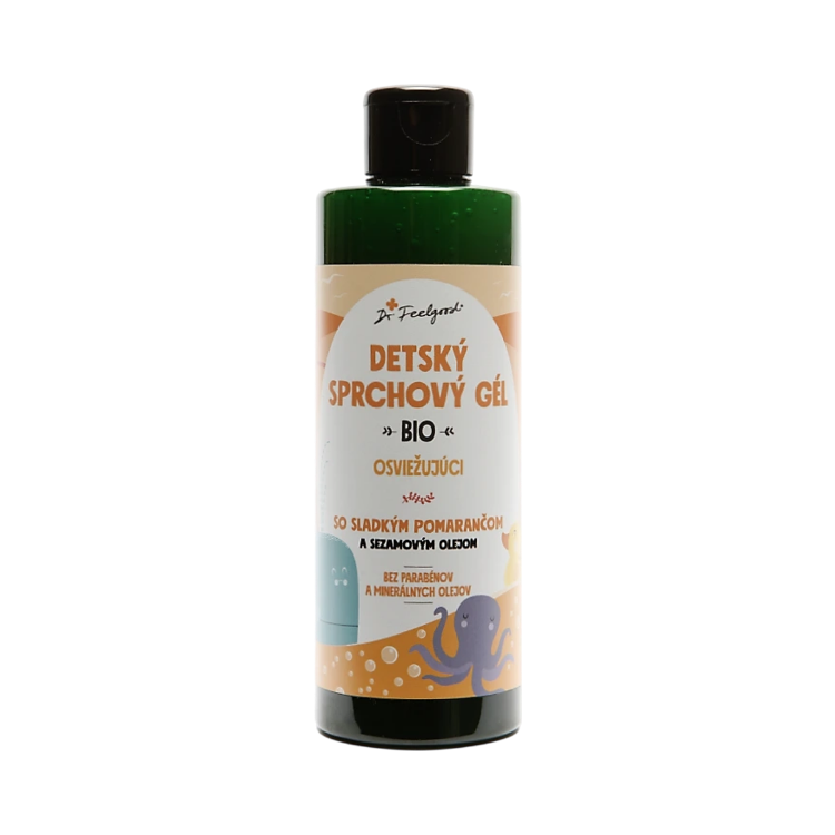 Obrázok z BIO Detský Sprchový gél POMARANČ - 200 ml - Dr. Feelgood
