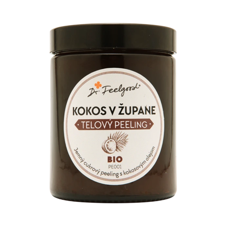 Obrázok z BIO telový peeling KOKOS v ŽUPANE - 180 ml - Dr. Feelgood