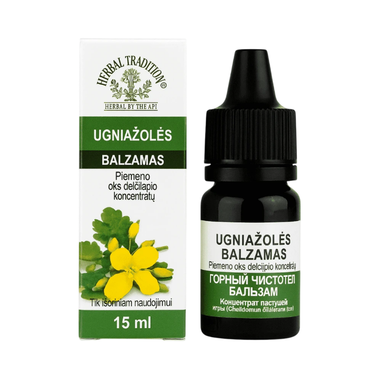 Obrázok z Horský lastovičník - kozmetický prípravok na bradavice - 15 ml - Herbal Traditions