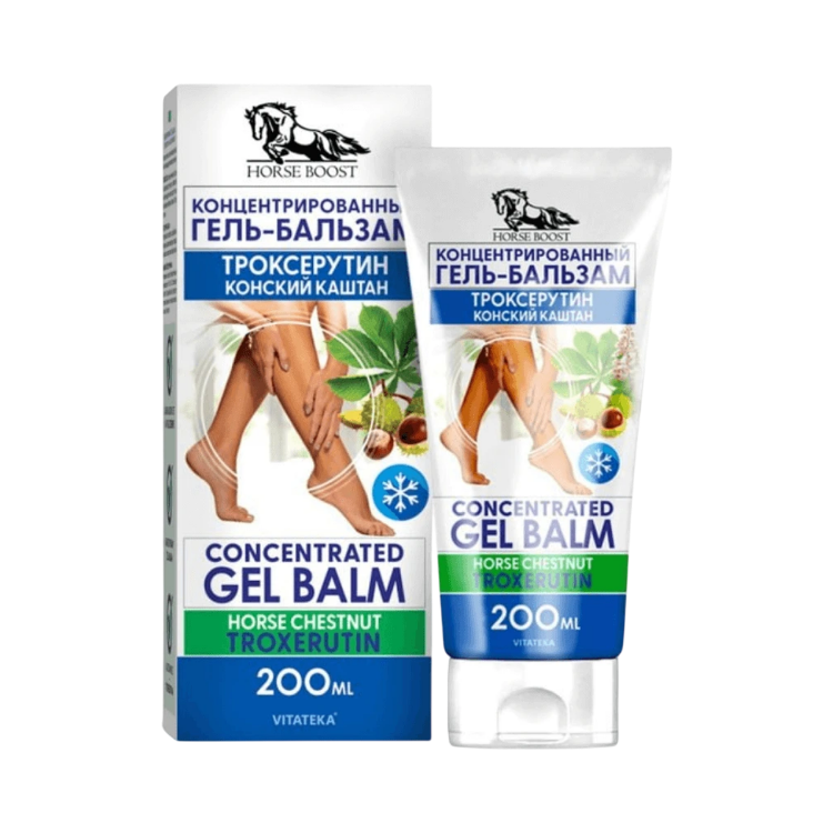 Obrázok z Gélový balzam na nohy Troxerutin s pagaštanom konským - 200 ml - Vitateka
