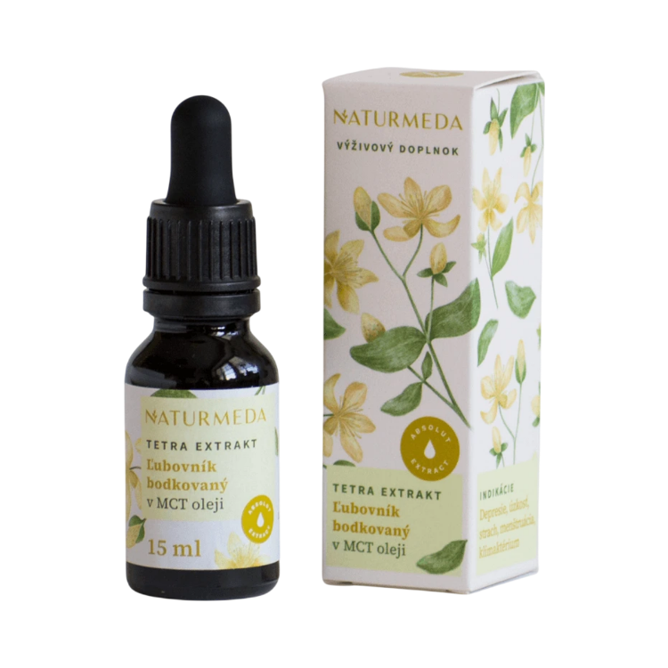 Obrázok z Ľubovník bodkovaný – Tetra bylinný extrakt – 15 ml – Naturmeda
