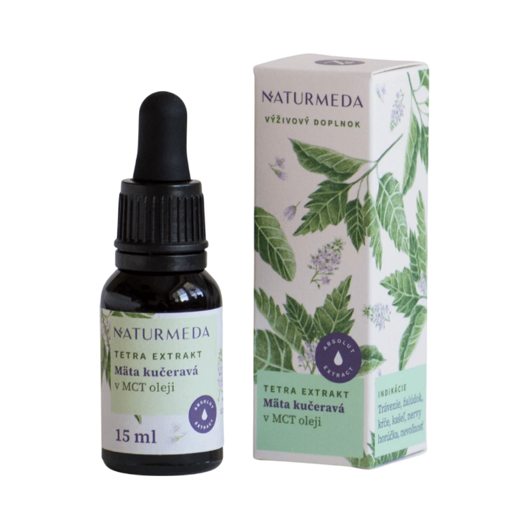 Obrázok z Mäta kučeravá – Tetra bylinný extrakt – 15 ml – Naturmeda