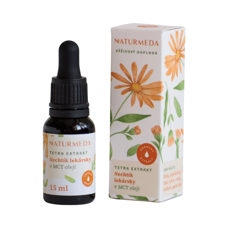 Obrázok z Nechtík lekársky – Tetra bylinný extrakt – 15 ml – Naturmeda