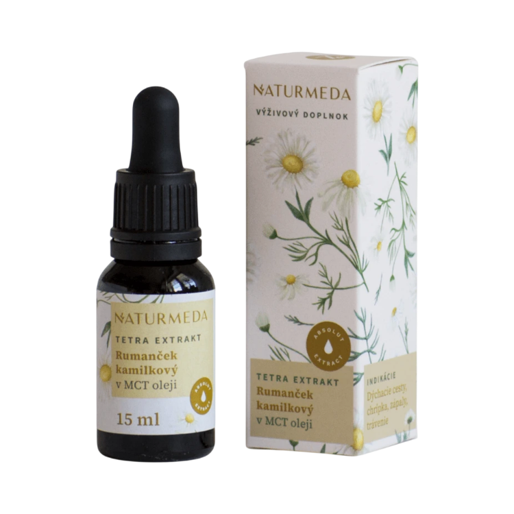 Obrázok z Rumanček kamilkový – Tetra bylinný extrakt – 15 ml – Naturmeda