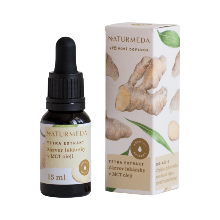Obrázok z Zázvor lekársky – Tetra bylinný extrakt – 15 ml – Naturmeda