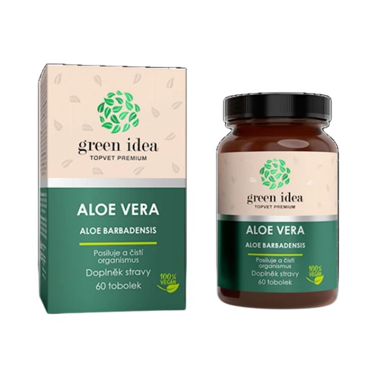 Obrázok z Aloe vera – bylinný extrakt – 60 kapsúl – Green idea