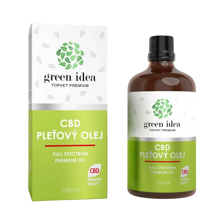 Obrázok z CBD pleťový olej 100 ml - Green idea