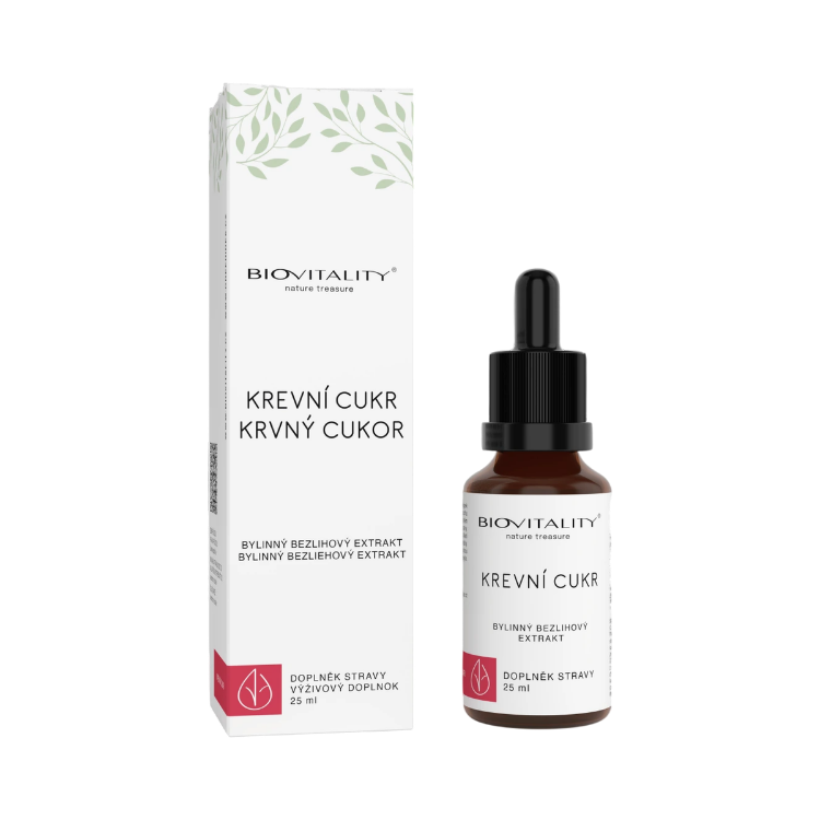 Obrázok z Krvný cukor – bezliehová tinktúra – kvapky 25 ml – Green idea